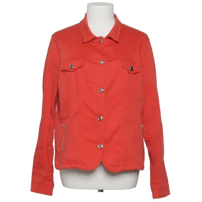 Denimjakke (Rød) fra Antonelle Bomuld, Elastan, Polyester