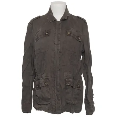 Safari jacket (Gray) from Trucco Linen