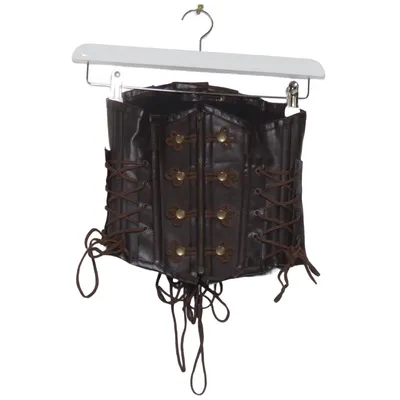 Corset (Marron) de Burlesk Coton