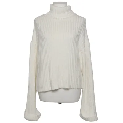 Rollkragenpullover (Weiß) von NA-KD Acryl, Elasthan, Polyester