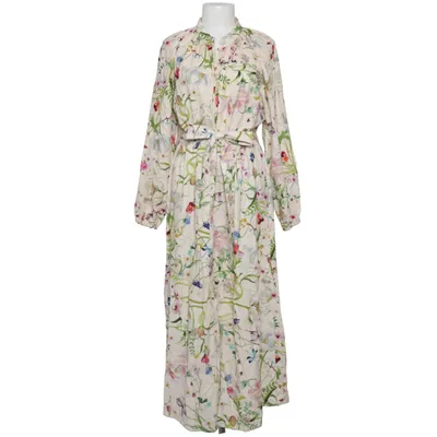 Maxi jurk (Meerkleurig, Wit) van H&M Premium Quality Katoen, Linnen