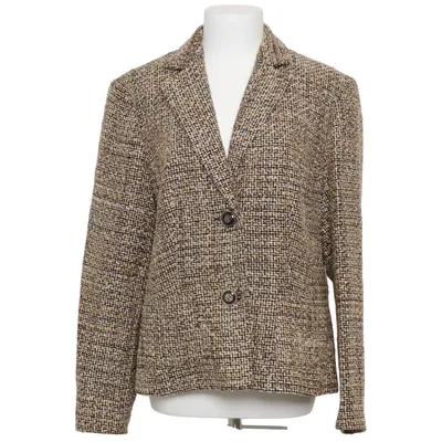Blazer (Brown, Black, Multicolored) from Alba Moda Metallic fiber, Silk, Viscose