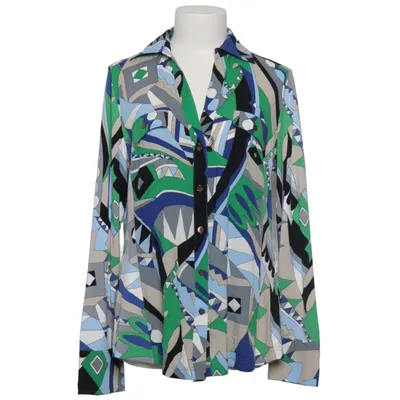 Blouse (Blue, Green, Multicolored) from Riani Elastane, Viscose
