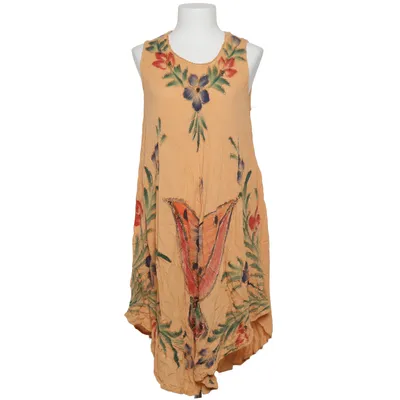 Jurk (Oranje, Meerkleurig) van Si Viscose