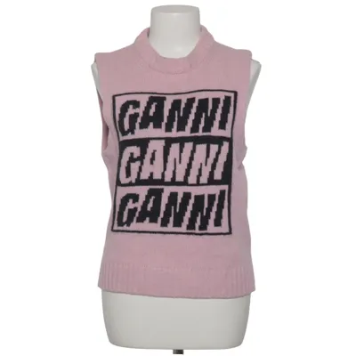 Spencer (Roze) van Ganni Polyamide, Wol