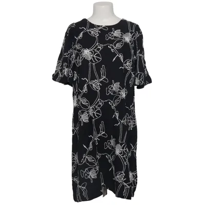 Robe (Noir, Blanc) de Zizzi Polyamide, Viscose