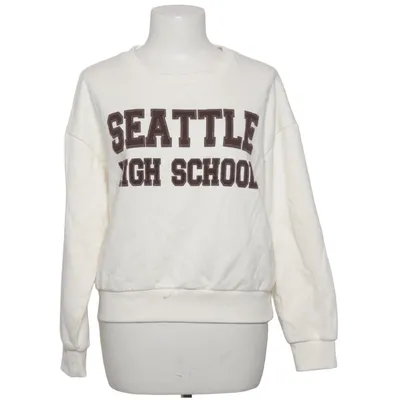 Sweatshirt (Wit, Bruin) van Nature Katoen, Polyester