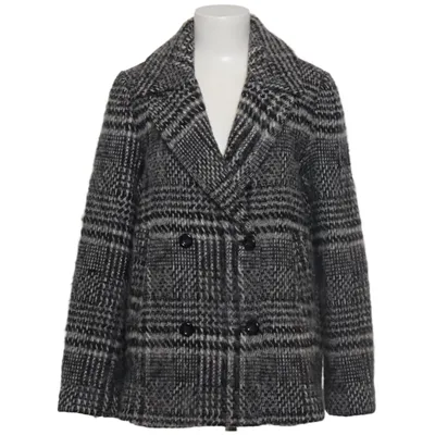 Erwt jas (Zwart, Grijs, Wit) van Donna Polyester, Wol