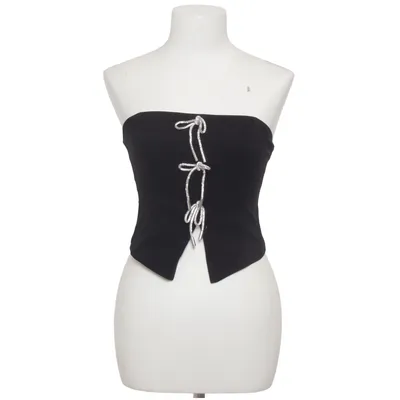 Top tube (Noir) de Twinset Coton, Élasthane, Polyester