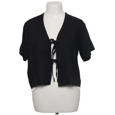 Wikkelblouse (Zwart) van Impress Linnen, Viscose