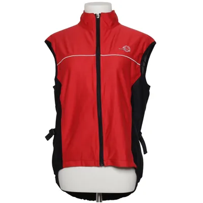 Outer vest (Red, Black) from Crane Sports Polyester