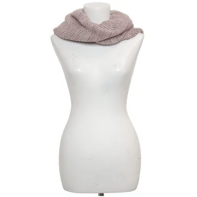 Tube scarf (Beige) from Vivess Acrylic, Metallic fiber, Polyester
