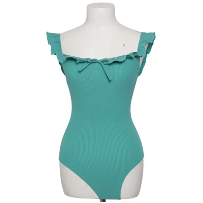 Swimsuit (Green) from Solid & Striped Elastane, Polyamide, Polyester