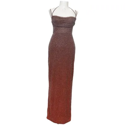 Cocktail dress (Brown) from Oh Polly Elastane, Polyester