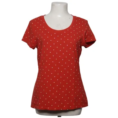 T-shirt (Red, White) from The Basics C&A Cotton, Elastane