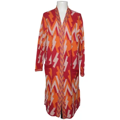 Cardigan (Rouge, Orange, Blanc) de Delicatelove Acrylique, Laine d'alpaga, Polyamide, Viscose