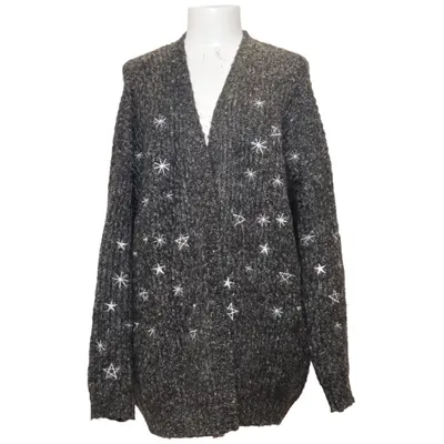 Cardigan (Gray) from Religion Acrylic, Cotton, Elastane, Polyamide, Polyester, Wool