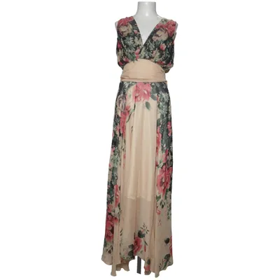 Jurk (Beige, Meerkleurig) van Wangezu Katoen, Polyester