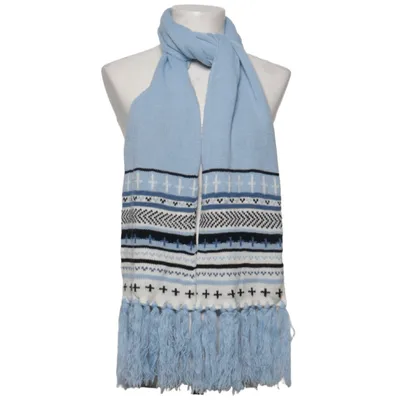 Scarf (Blue, White, Black) from Romano Acrylic