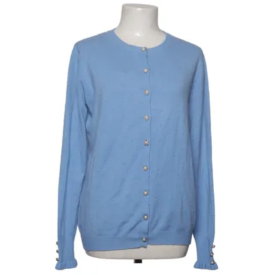 Cardigan (Blue) from Miss You Cashmere, Cotton, Elastane, Wool