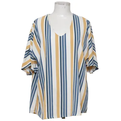 Top (Blå, Gul, Hvid) fra Joho Polyester