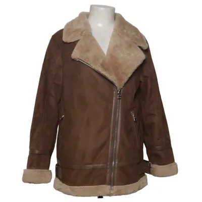 Shearlingjacka (Brun, Beige) från Pull & Bear Polyester