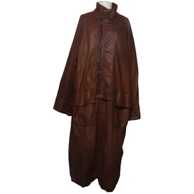 Leather coat (Brown) from Marlboro Classics
