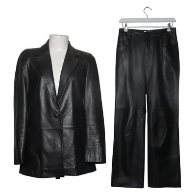 Suit (Black) from Uterqüe Leather, Polyester, Viscose