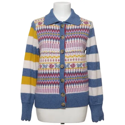 Cardigan (Blå, Flerfarvet) fra White Stuff Nylon, Uld