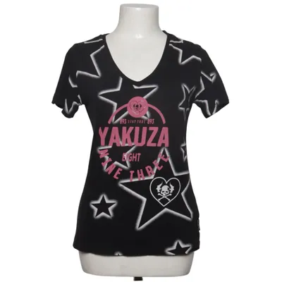 T-shirt (Schwarz, Pink, Weiß) von Yakuza Clothing Baumwolle
