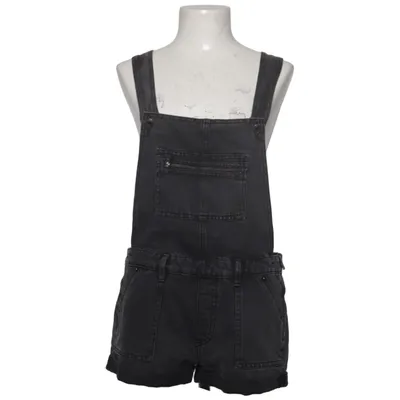 Dungaree shorts (Gray) from Pull & Bear Denim Cotton, Polyester, Viscose
