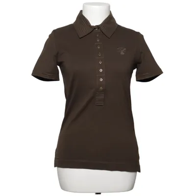 Pikétröja (Brun) från Valiente Bomull, Elastan