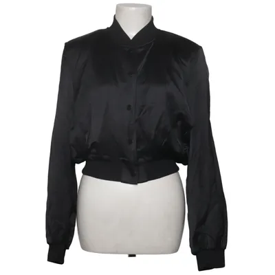 Bomber jacket (Black) from Zara Elastane, Polyester