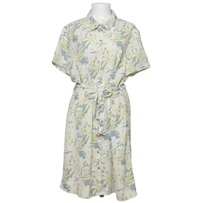Skjortklänning (Beige, Grön, Blå) från Tissaia Polyester