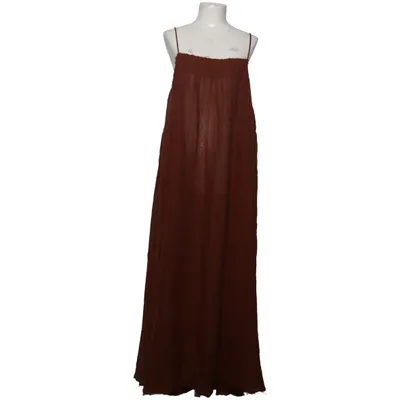 Maxikleid (Braun) von Zara Baumwolle, Lyocell