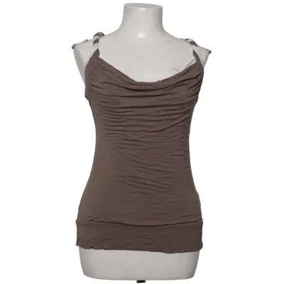 Halter neck top (Brown) from Jennifer Taylor Elastane, Viscose