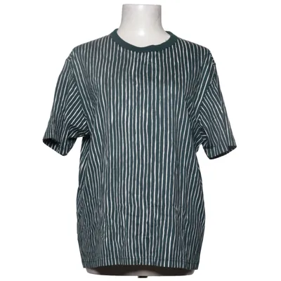 T-shirt (Groen, Wit) van Marimekko x Uniqlo Katoen