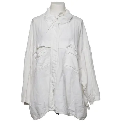 Overshirt (White) from Staff Cotton, Linen