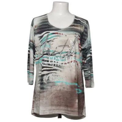 Langarmshirt (Grau, Braun, Mehrfarbig) von Gina Laura Baumwolle, Modal