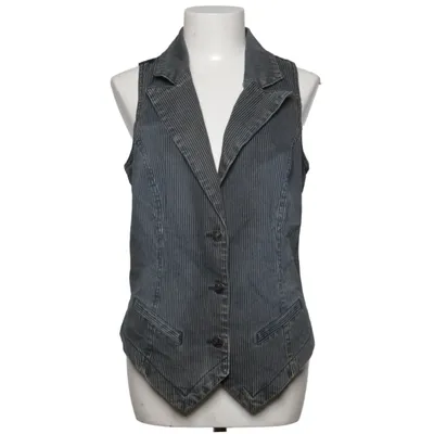 Outer vest (Gray) from Colours Of The World Cotton, Elastane, Polyester