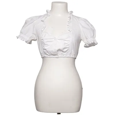 Dirndlbluse (Hvid) fra Landhaus Bomuld, Polyester