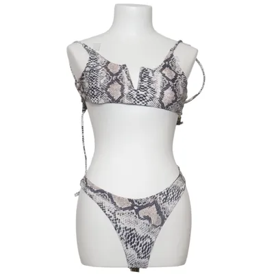 Bikini (Beige, Sort) fra Zaful Elastan, Polyester