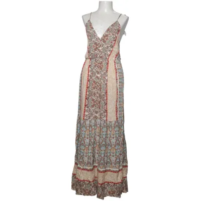 Halterneck dress (Beige, Multicolored) from Luukse Viscose