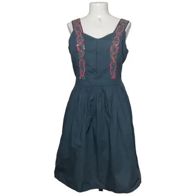 Kleid (Blau, Mehrfarbig) von Naf Naf Baumwolle, Viskose