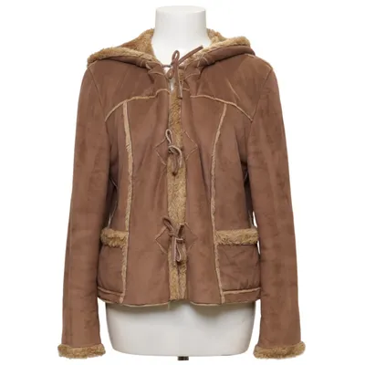 Shearlingjakke (Brun) fra IKA Polyester