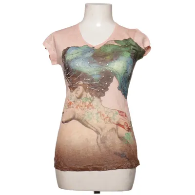 T-shirt (Rosa, Flerfärgad) från Ky Creation Viskos