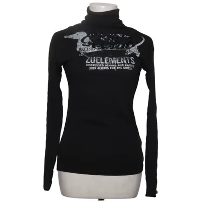 Turtleneck (Black) from Zuelements Cotton, Elastane