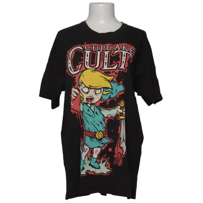 T-shirt (Black, Multicolored) from Cupcake Cult Cotton