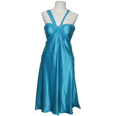 Halterneckklänning (Blå) från Nicowa Polyester, Silke