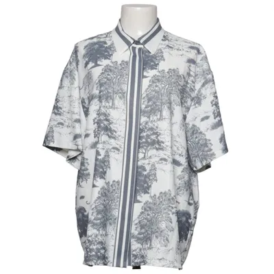 Kortærmet skjorte (Sort, Hvid) fra KiWi Saint-Tropez Polyester
